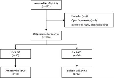 Association of regional cerebral oxygen saturation and postoperative pulmonary complications in pediatric patients undergoing one-lung ventilation: A propensity score matched analysis of a prospective cohort study